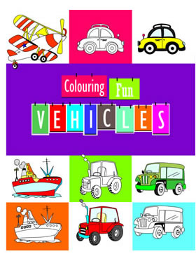 Little Scholarz Colouring Fun - Vehicles